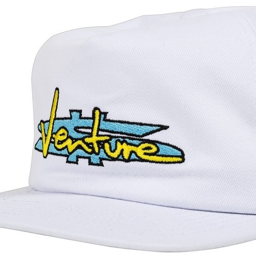 Venture Truck Co Paid White Blue Yellow Hat