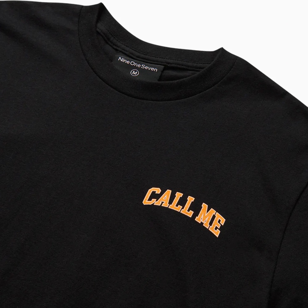 Call Me 917 Call Me Black T-Shirt [Size: M]