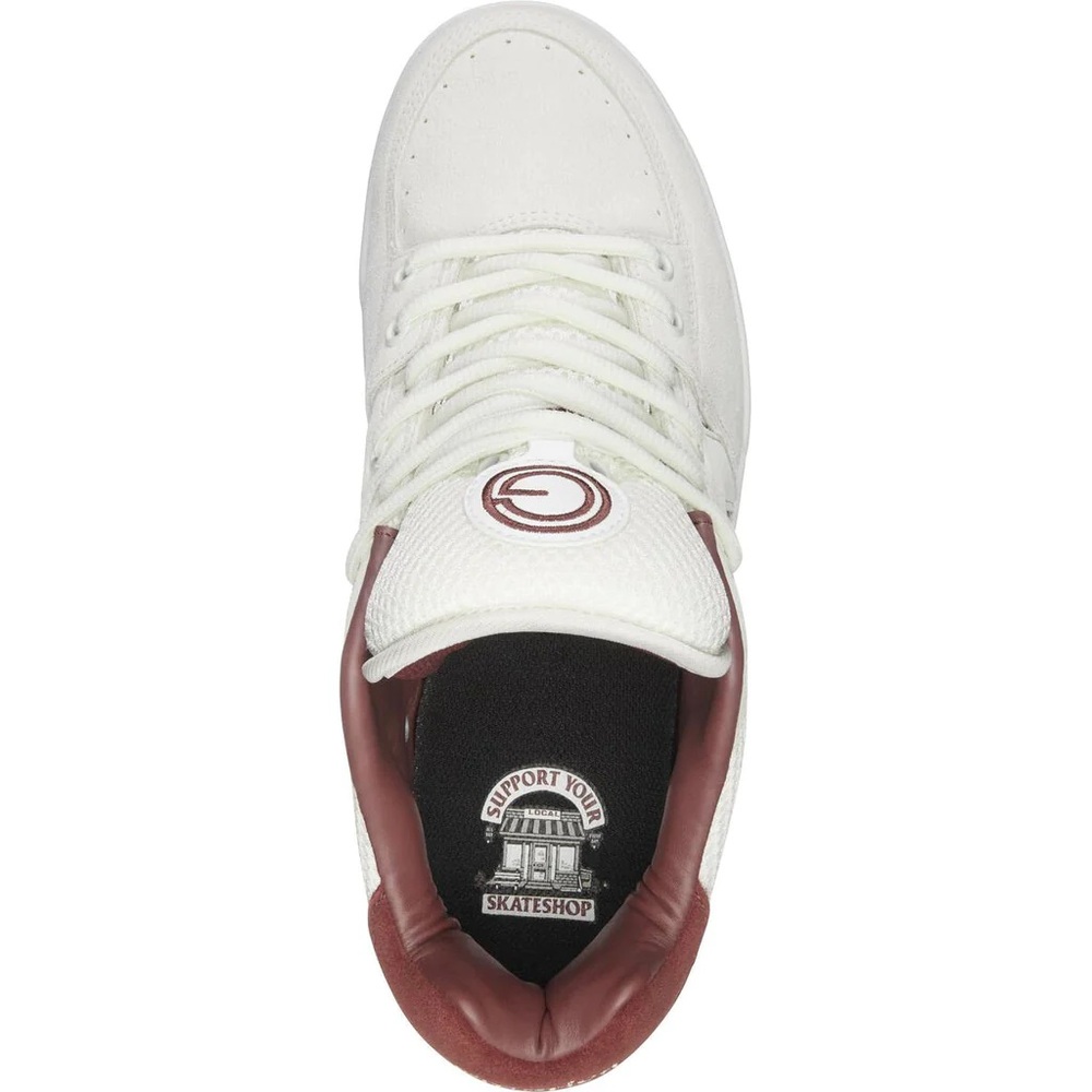Emerica OG-1 White Burgundy Mens Skate Shoes [Size: US 7]