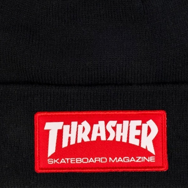 Thrasher Skate Mag Patch Black Beanie