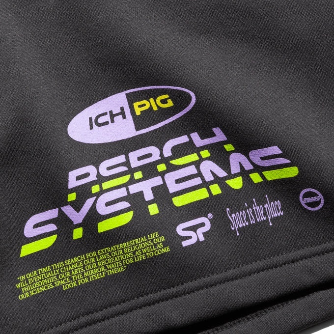 Ichpig Research Systems Vintage Black Shorts