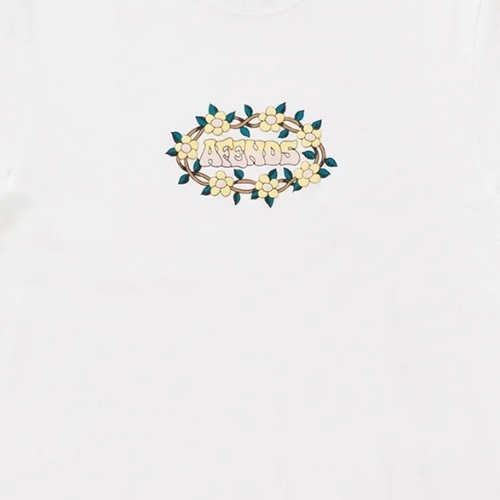 Afends Bloom Recycled Retro Graphic Logo White T-Shirt [Size: S]