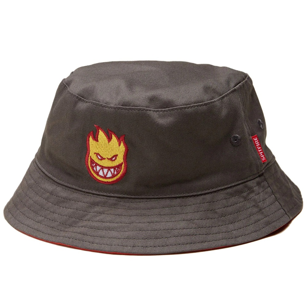 Spitfire Classic 87 Red Charcoal Reversible Bucket Hat
