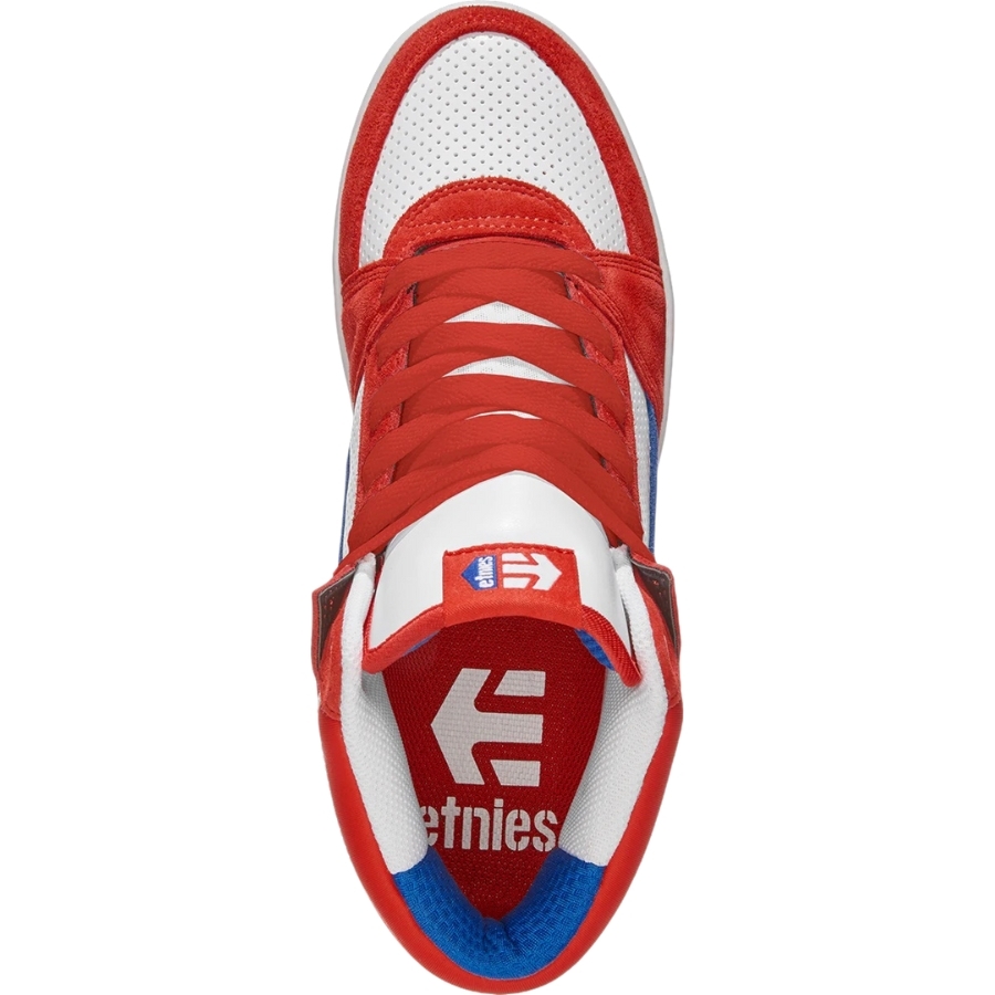 Etnies MC Rap Hi Red White Blue Mens Skate Shoes [Size: US 10]