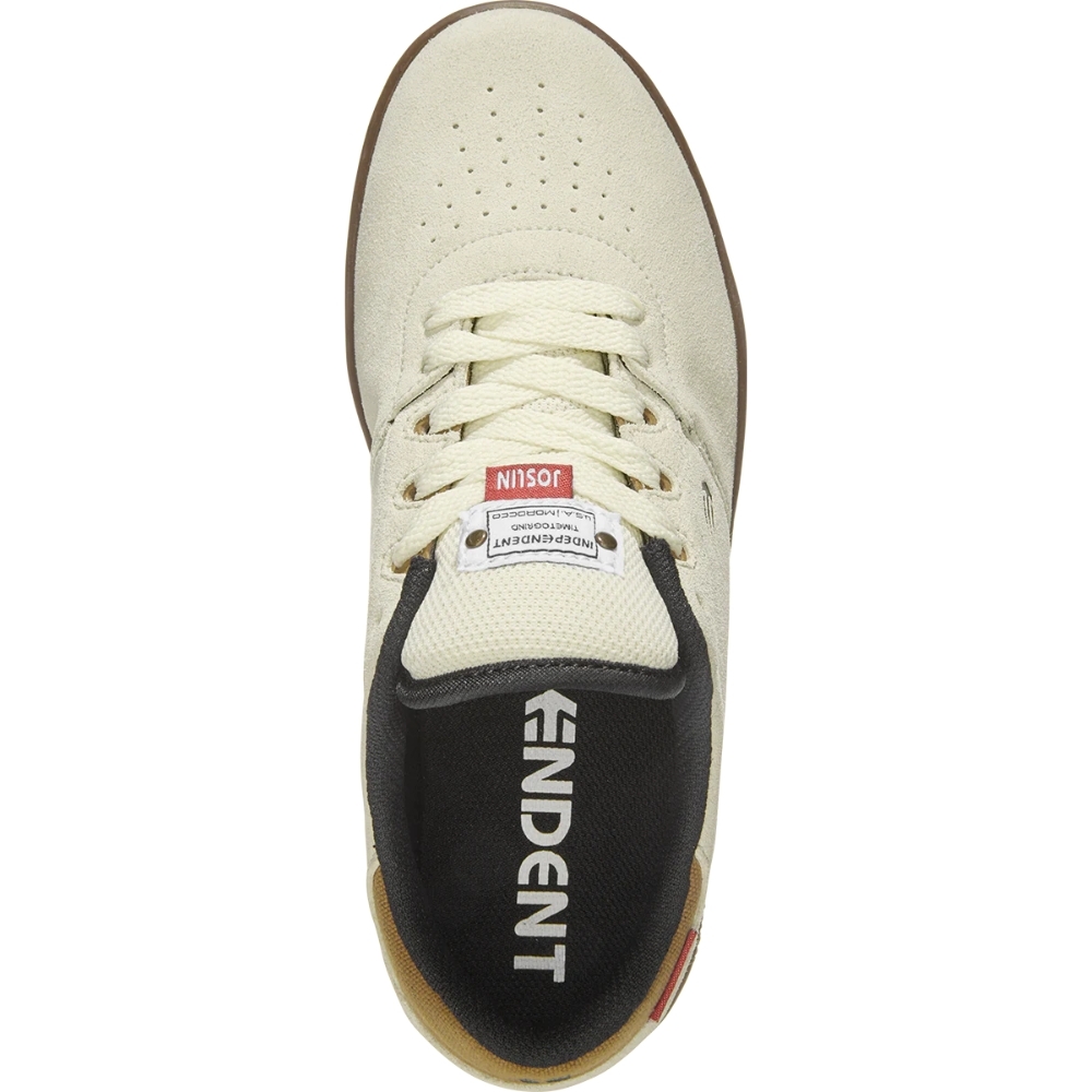 Etnies Josl1n X Indy White Gum Kids Skate Shoes [Size: US 1]