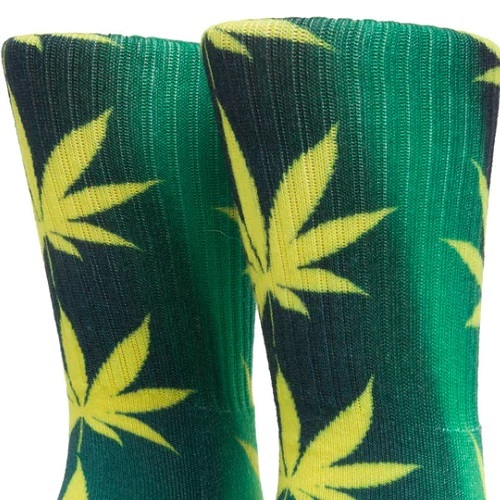 HUF Digital Nature Plantlife Green Socks