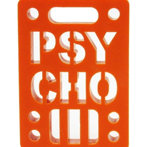 Vision Psycho Orange 1/4 Skateboard Riser Set