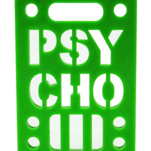 Vision Psycho Green 1/8 Skateboard Riser Set