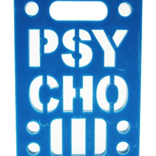 Vision Psycho Blue 1/4 Skateboard Riser Set