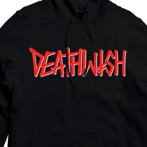 Deathwish Deathspray Black Red Hoodie [Size: M]