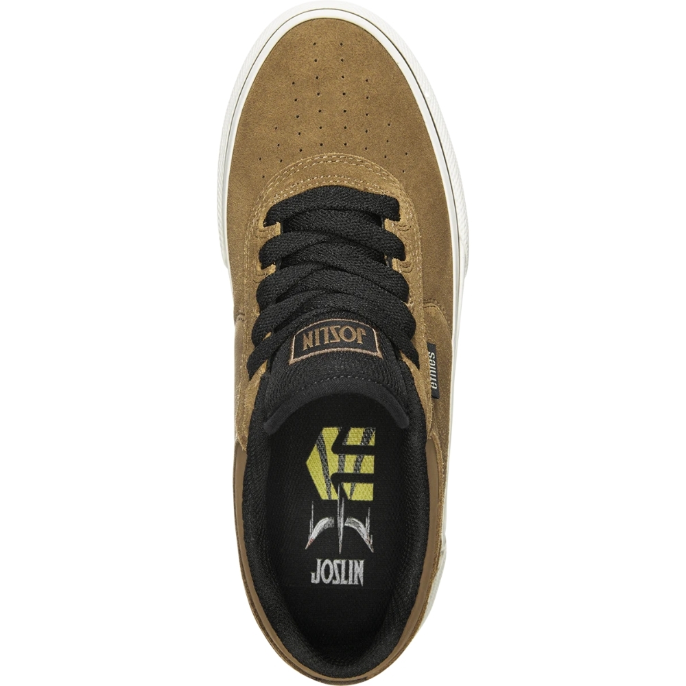Etnies Joslin Vulc Brown Black Mens Skate Shoes [size: US 10]