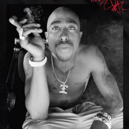 Primitive Tupac Smoke Black Banner