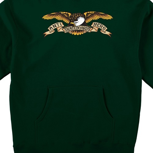 Anti Hero Eagle Green Youth Hoodie [Size: S]