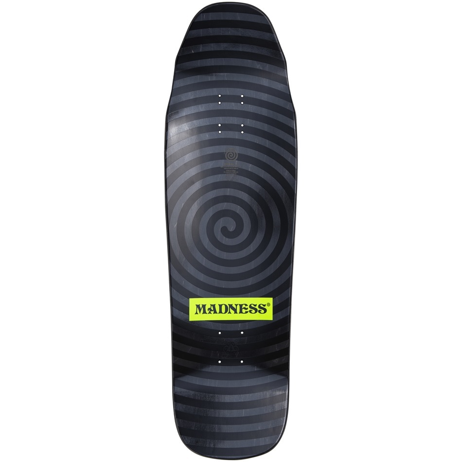 Madness Halftone Son Green Swirl R7 9.5 Skateboard Deck