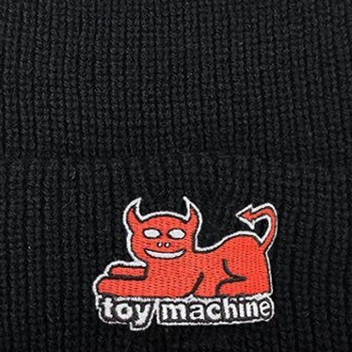 Toy Machine Devil Cat Dock Black Beanie