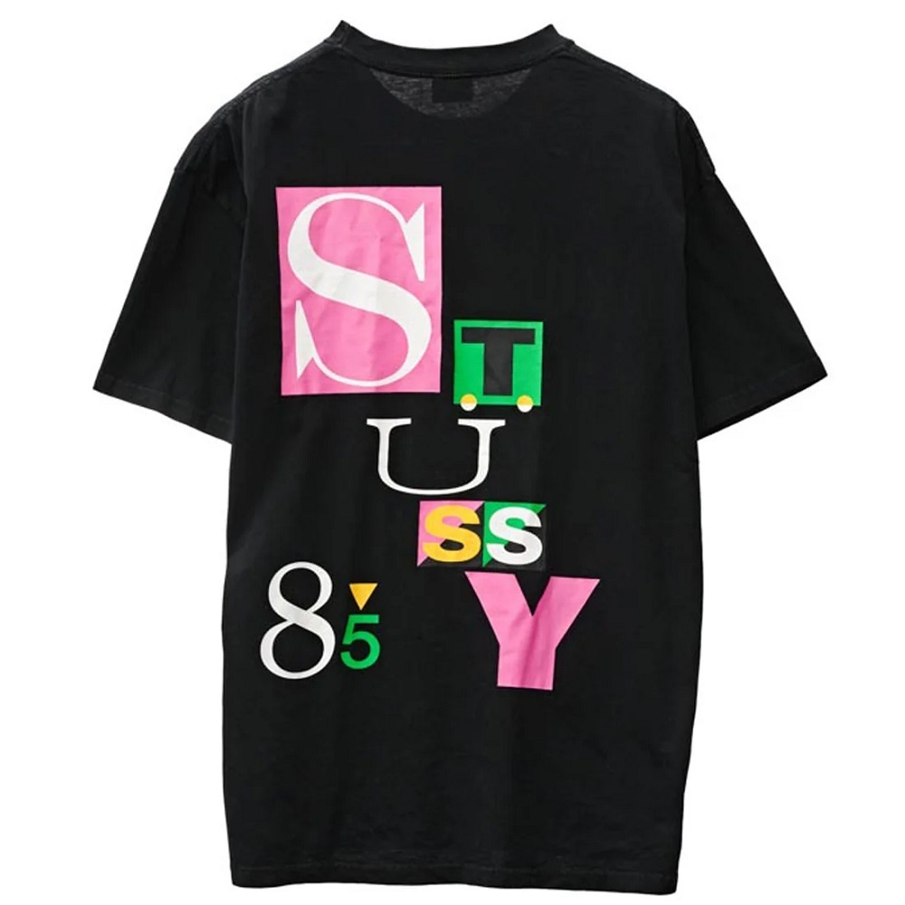 Stussy Jorge 50 50 Pigment Black T-Shirt [Size: M]