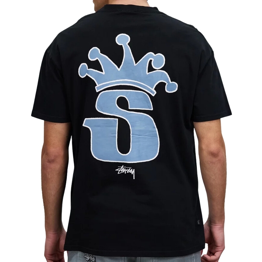 Stussy S Crown 50 50 Pigment Black T-Shirt [Size: M]