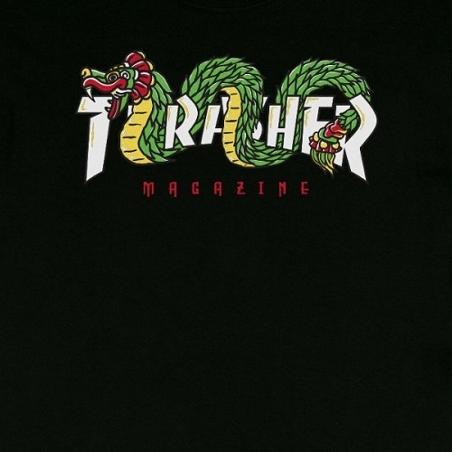 Thrasher Aztec Black T-Shirt [Size: S]