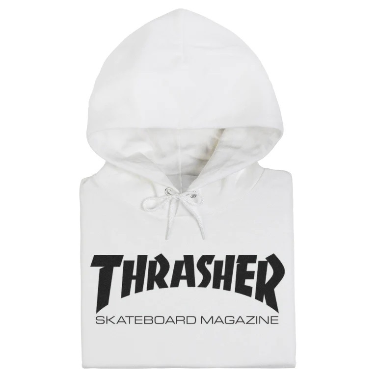Thrasher Skate Mag White Youth Hoodie