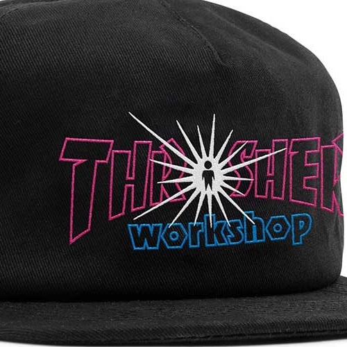 Thrasher X Alien Workshop Nova Black Snapback Hat