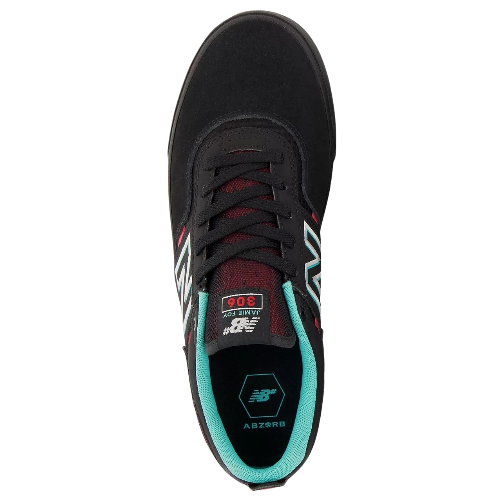 New Balance NM306 Jamie Foy Black Electric Red Mens Skate Shoes [Size: US 9]