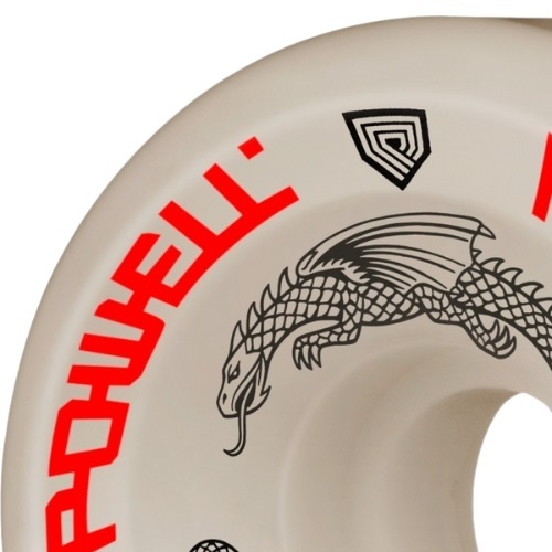 Powell Peralta Dragon Formula White 93A 64mm x 36mm Skateboard Wheels
