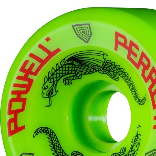 Powell Peralta Dragon Formula Green 93A 64mm x 36mm Skateboard Wheels