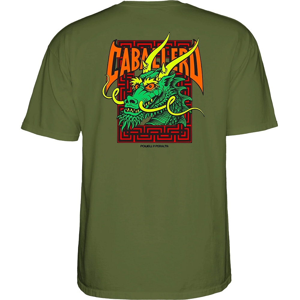 Powell Peralta Caballero Street Dragon Military T-Shirt