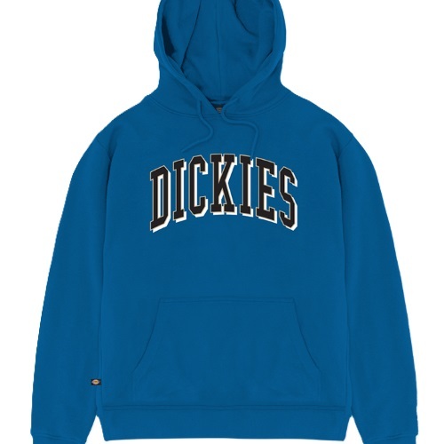 Dickies Longview Pull Over Gulf Blue Hoodie [Size: L]