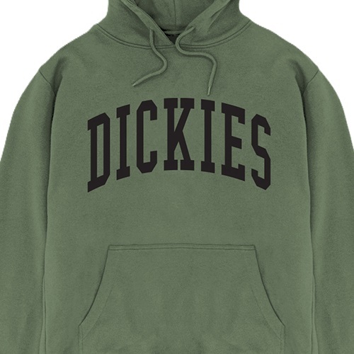 Dickies Longview Pull Over Green Hoodie [Size: M]