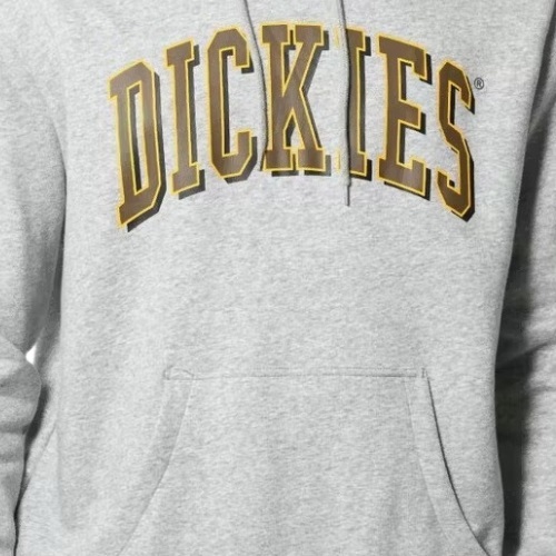 Dickies Longview Pull Over Grey Marle Hoodie [Size: M]