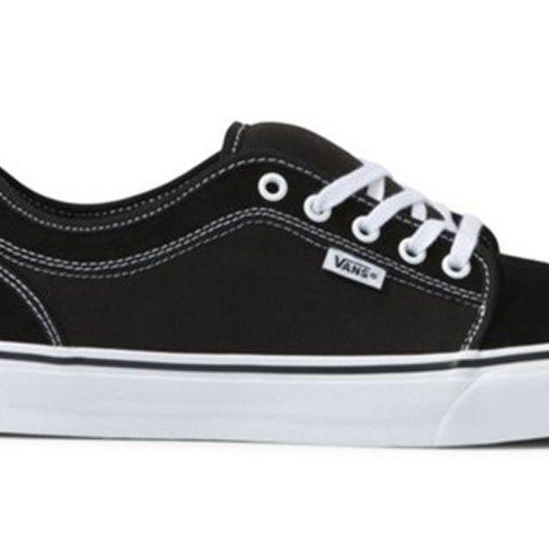 Vans Skate Chukka Low Black White Shoes [Size: US 12]