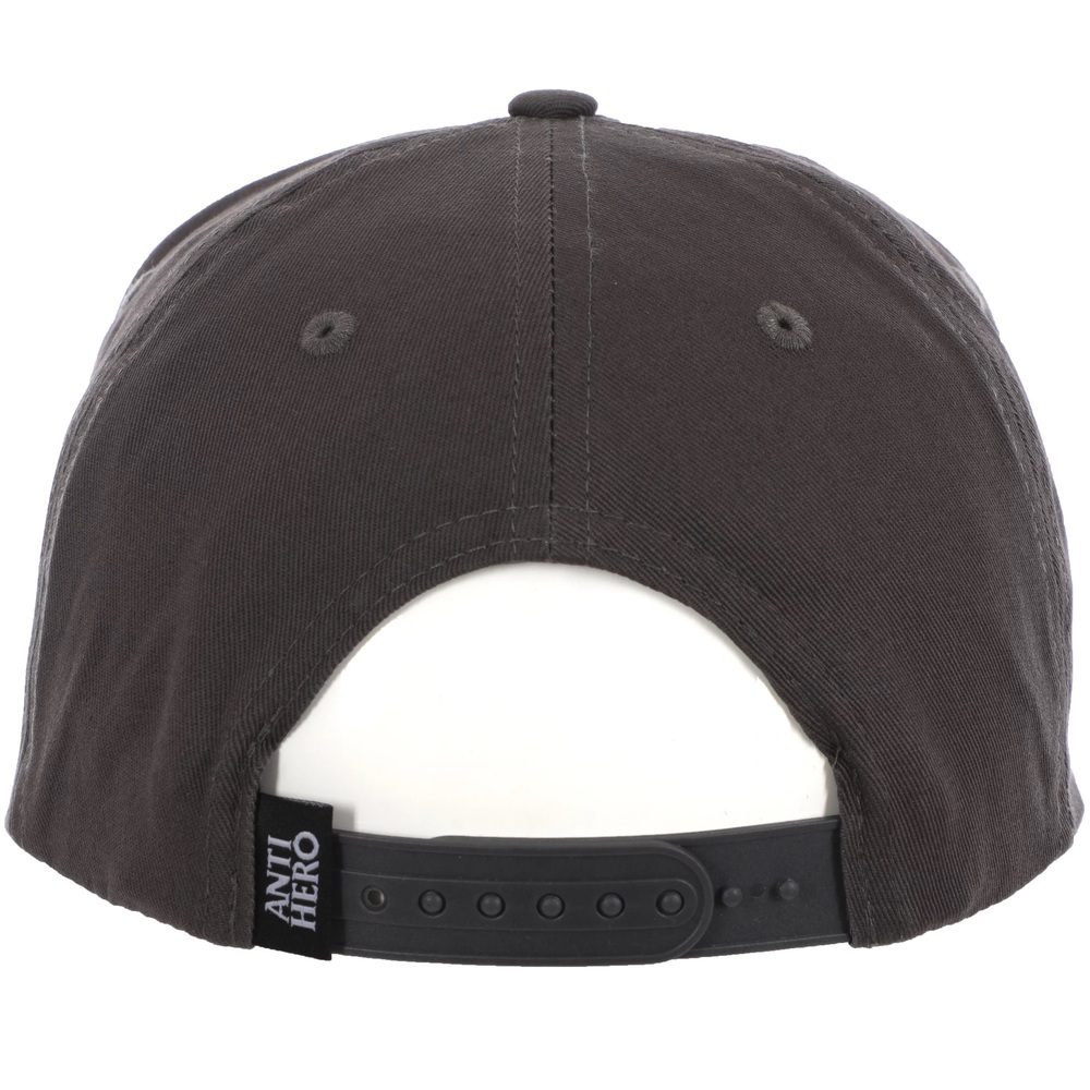 Anti Hero Basic Eagle Charcoal Grey Adjustable Hat Cap