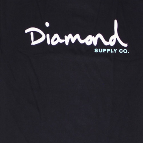 Diamond Supply Co OG Script Black T-Shirt [Size: S]