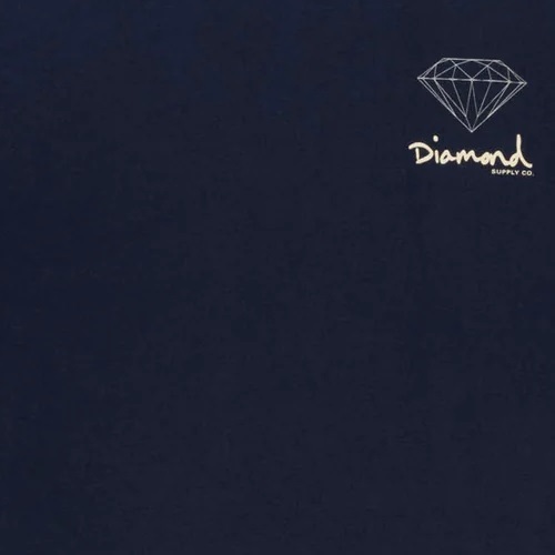 Diamond Supply Co Mini OG Sign Navy T-Shirt [Size: S]