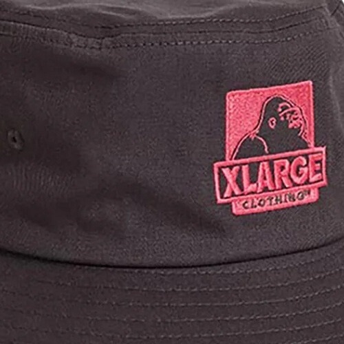XLarge 91 Grey Red Bucket Hat