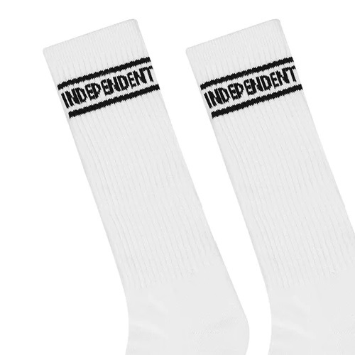 Independent ITC Grind Tall White 2 Pack Socks