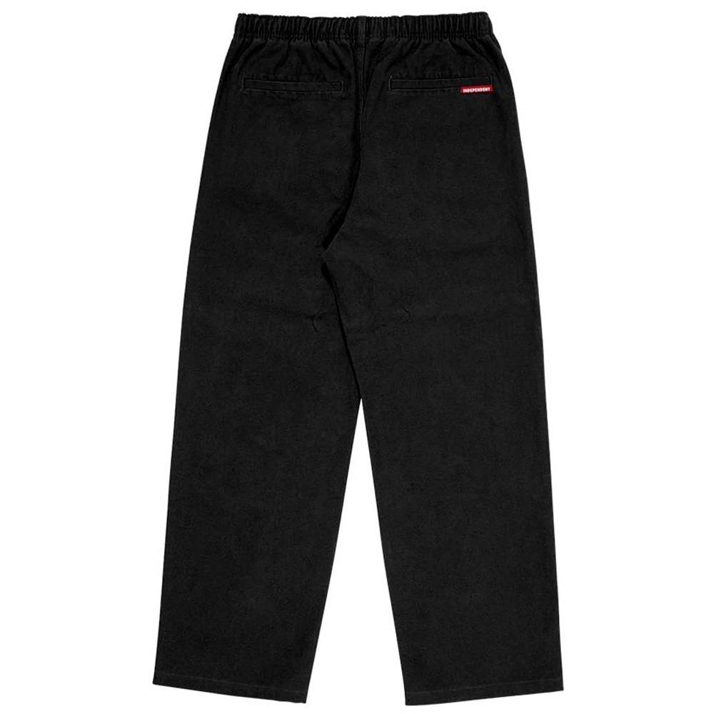 Independent ITC Otis Elasticated Black Pants [Size: 30]