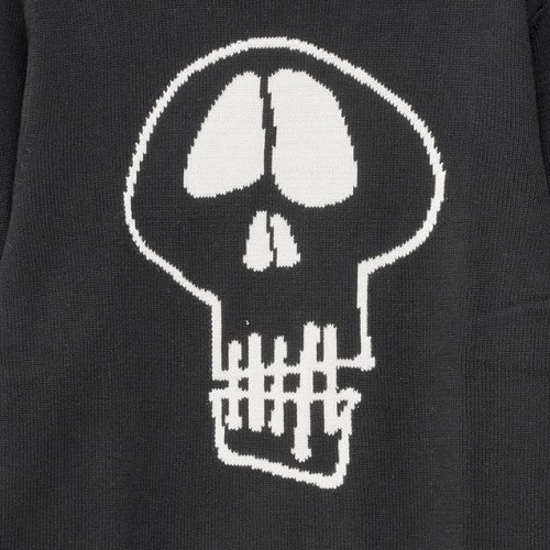 Stussy Skull Knit Black Crew Jumper [Size: S]