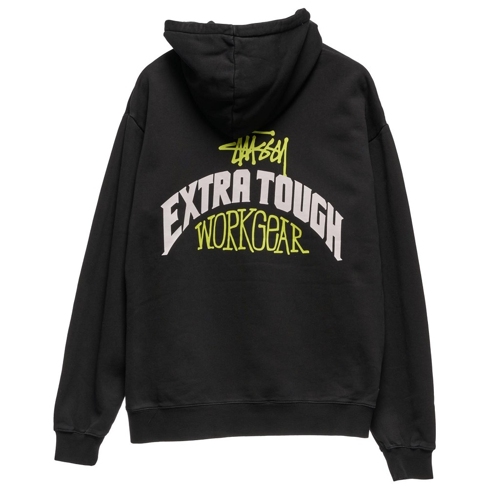 Stussy Extra Tough 50-50 Pigment Black Hoodie [Size: S]
