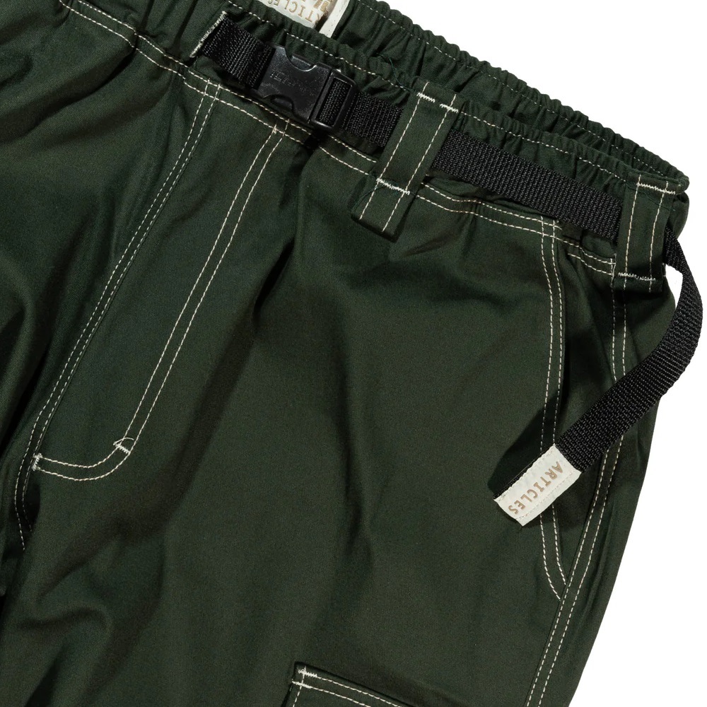 Ichpig Articles Cargo Drill Olive Pants [Size: S]