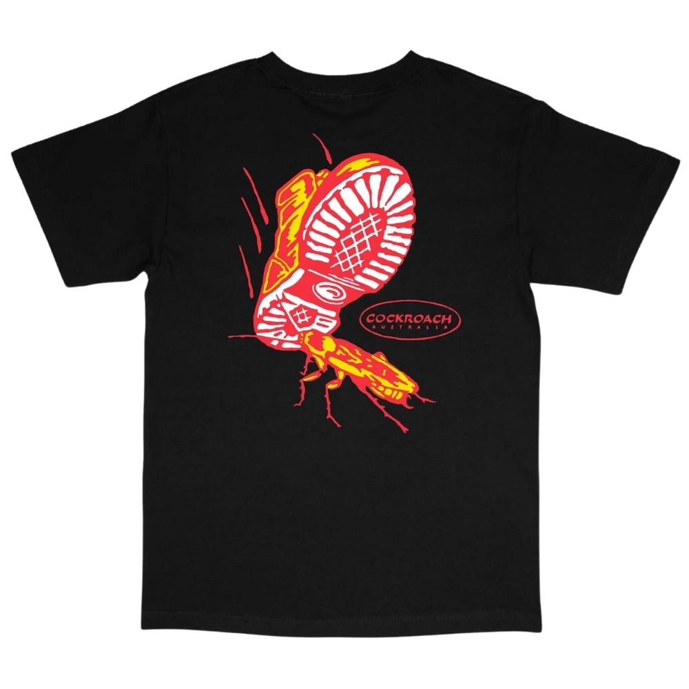 Cockroach Mascot Black T-Shirt