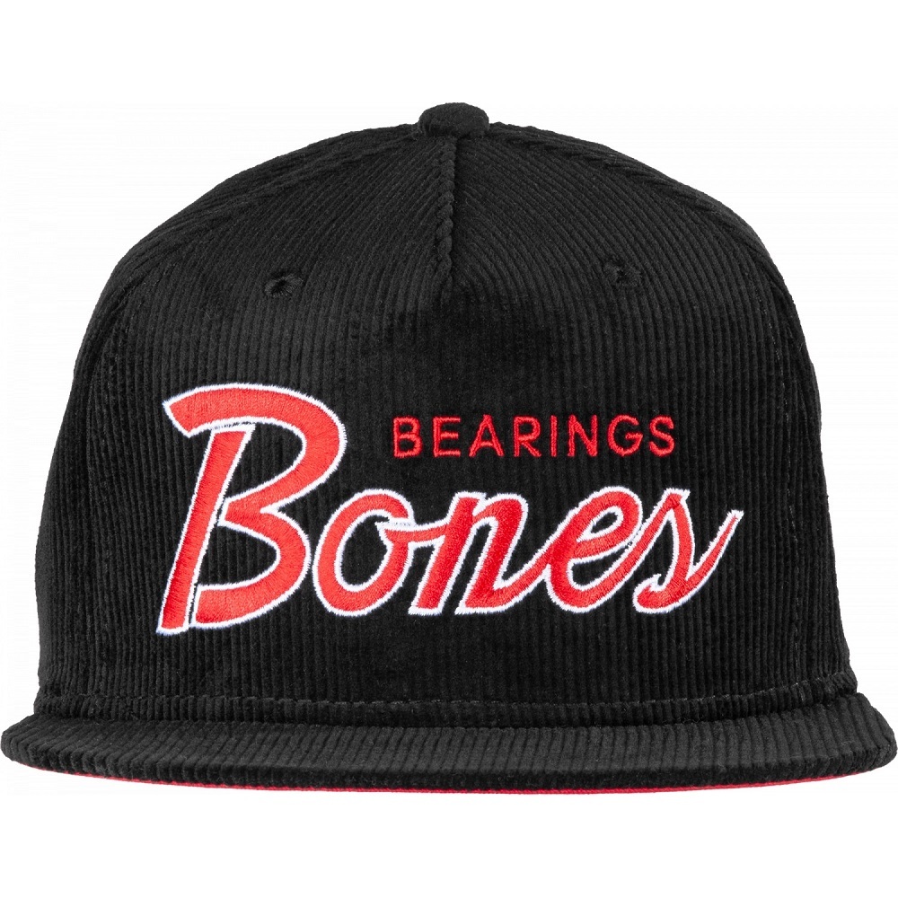 Bones Bearings Corduroy Black Hat