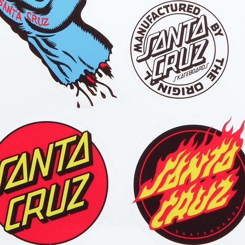 Santa Cruz Screaming Hand Multi Decal Sticker Sheet