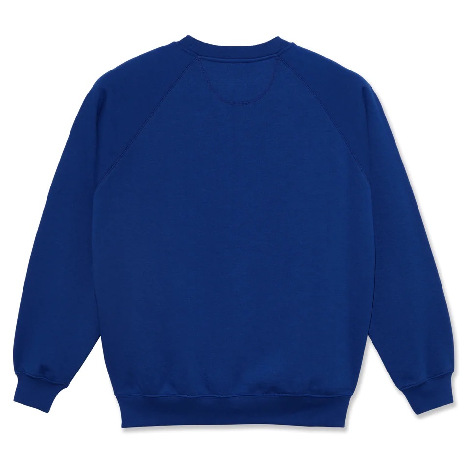 Polar Skate Co No Comply Default Egyptian Blue Crew Jumper [Size: M]