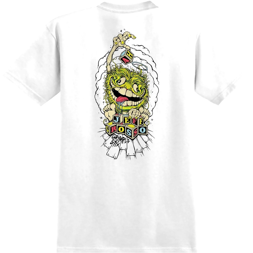 Anti Hero Grimple Grosso White T-Shirt [Size: M]