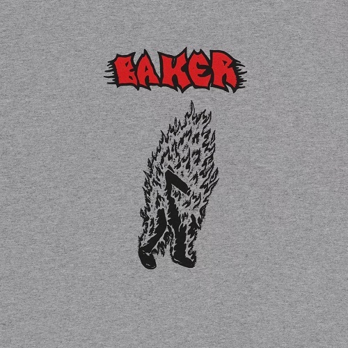 Baker Man Of Fire Athletic Heather T-Shirt