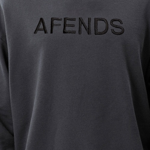 Afends Disguise Recycled Charcoal Crew Jumper