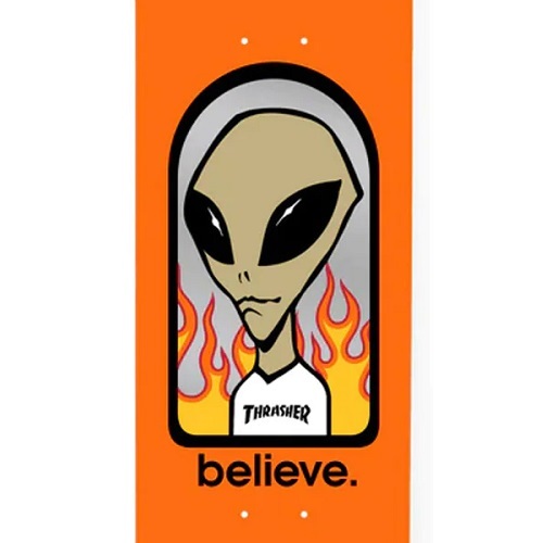Alien Workshop Believe Thrasher 8.0 Skateboard Deck