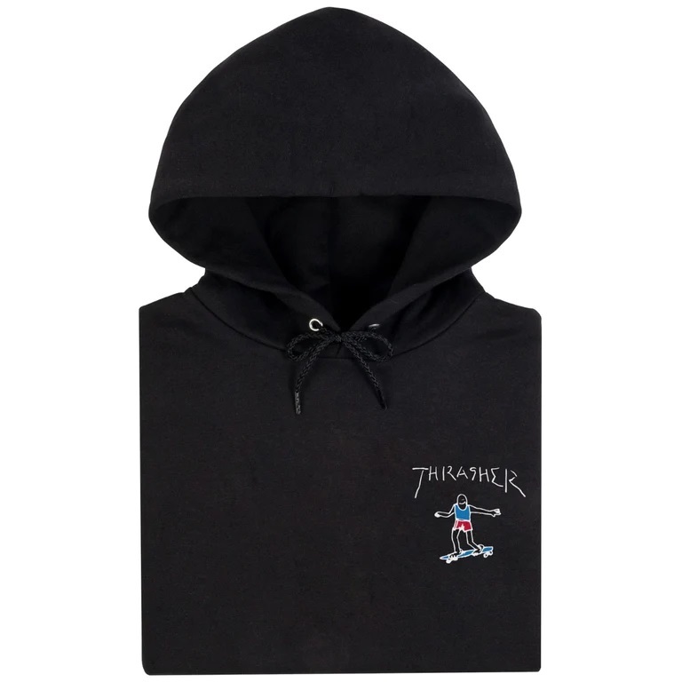 Thrasher Gonz Mini Logo Black Hoodie [Size: M]